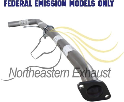 Exhaust Muffler fits 2011 2012 2013 2014 Hyundai Sonata 2.4L | Stainless Steel | Northeastern Exhaust | Free Clamp in Saudi Arabia