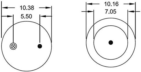 2 حزمة من حقيبة جوي مقطورة عزم الدوران (يحل محل Firestone 8729 ، W01-358-8729 ، Goodyear 1R13-130) (2 x TR8729) in Kuwait