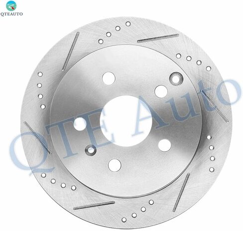 PM Auto Rear Drilled Slotted Brake Disc Rotors 303mm For 2010-2017 Chevrolet Equinox in Saudi Arabia