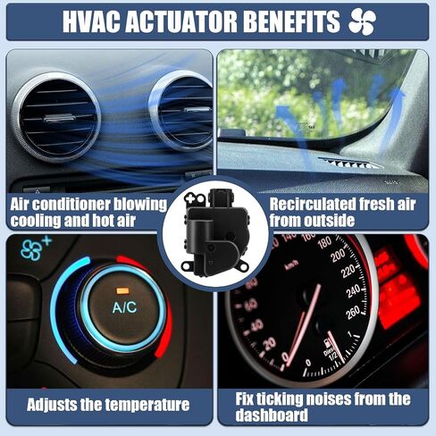 LCWRGS HVAC Heater Blend Actuator Actuator متوافق مع Ford F-150 ، Expedition ، Escape ، C-Max ، Lincoln Navigator ، Tribute ، Mercury Mariner ، 604-241 ، 8L8Z19E616C in Saudi Arabia