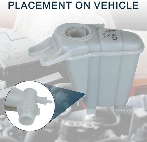 خزان توسيع المياه المبرد لـ Audi S4 S5 SQ5 No.8K0121405N | زجاجة خزان المبرد المبرد مع مستشعر 1 PCS in Kuwait