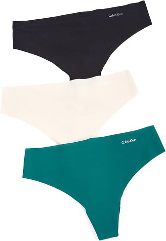 Calvin Klein Invisibles Thong 3-Pack, XS, Topaz Gemstone in Saudi Arabia