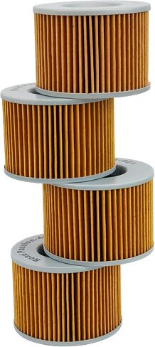 Road Passion CH6009 CH6012 High Performance Oil Filter for GL1000 GOLD WING 1975-1980/GL1100 A ASPENCADE 1982-1983/GL1100 GOLD WING 1980-1985(pack of 4) in Saudi Arabia
