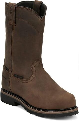 جاستن للرجال بكرة 10 '' مقاومة للماء Met Guard Composite Toe Industrial Boot in Saudi Arabia