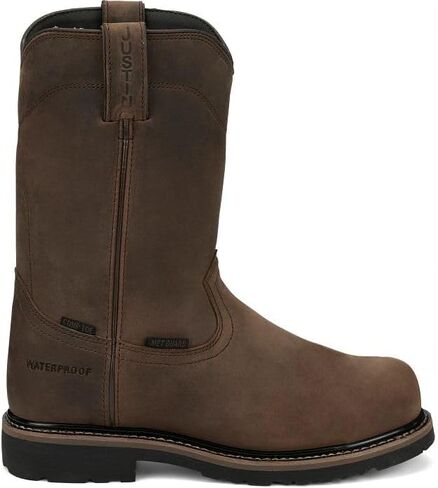 جاستن للرجال بكرة 10 '' مقاومة للماء Met Guard Composite Toe Industrial Boot in Saudi Arabia