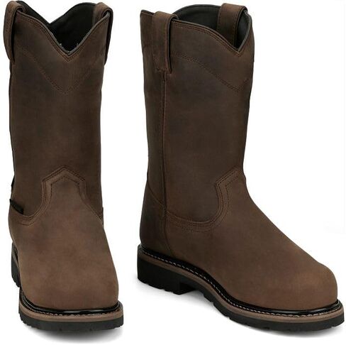 جاستن للرجال بكرة 10 '' مقاومة للماء Met Guard Composite Toe Industrial Boot in Saudi Arabia