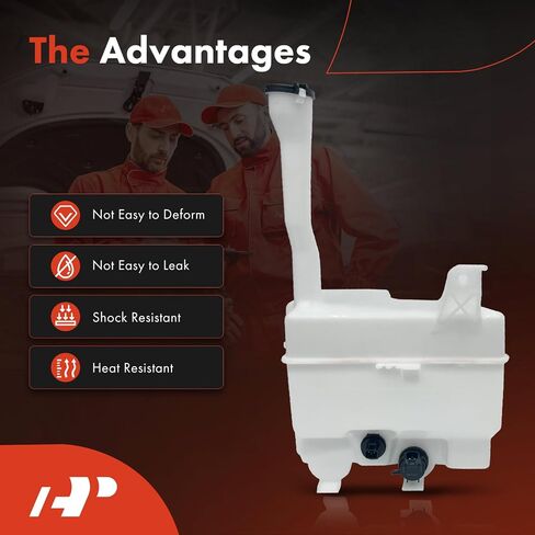 A-Premium Windshield Washer Reservoir متوافق مع نماذج Select Toyota & Lexus-Camry 2012-2017 ، Avalon 2013-2018 ، ES350 ، مع (مضخة الغسالة/CAP/خرطوم/حشو عنق/قوس/سائل). in Saudi Arabia