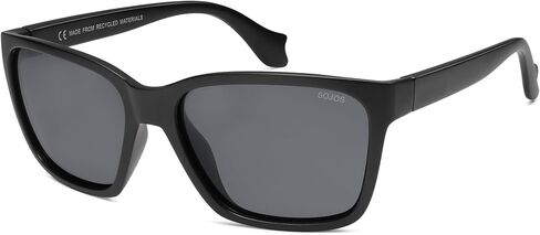 SOJOS Ocean Collection Polarized Sunglasses Men Square Recycled Fishing Net frame Eco-Friendly UV400 Shades, Pacific Ocean in Saudi Arabia