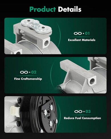 SCITOO AC Compressor 2002 2003 for Ch-evrolet Impala 3.4L 1996-2003 for Ch-evrolet Monte Carlo 3.4L in Saudi Arabia