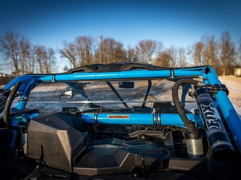 الزجاج الأمامي الخفيف Superatv Light Light لـ Can-Am Maverick X3 (انظر التركيب) | الولايات المتحدة صنعت | مصنوع من 1/4 بوصة البولي- 250x أقوى من الزجاج | يسهل تثبيته in Saudi Arabia