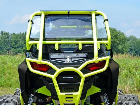 الزجاج الأمامي SuperAtv الخلفي لـ Polaris RZR 900 (انظر التنبؤ) | الولايات المتحدة صنعت | مصنوع من 1/4 بوصة البولي- 250x أقوى من الزجاج | يسهل تثبيته in Saudi Arabia
