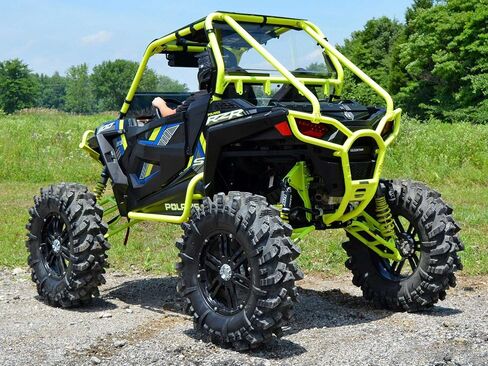 الزجاج الأمامي SuperAtv الخلفي لـ Polaris RZR 900 (انظر التنبؤ) | الولايات المتحدة صنعت | مصنوع من 1/4 بوصة البولي- 250x أقوى من الزجاج | يسهل تثبيته in Saudi Arabia