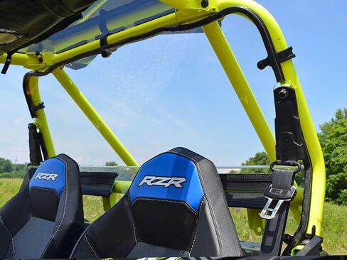 الزجاج الأمامي SuperAtv الخلفي لـ Polaris RZR 900 (انظر التنبؤ) | الولايات المتحدة صنعت | مصنوع من 1/4 بوصة البولي- 250x أقوى من الزجاج | يسهل تثبيته in Saudi Arabia