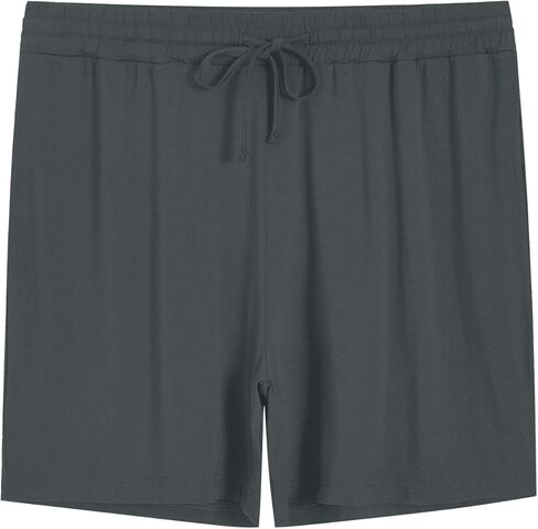 Latuza Men's 5 Inch Sleep Shorts Bamboo Viscose Pj Lounge Shorts with Pockets in Kuwait