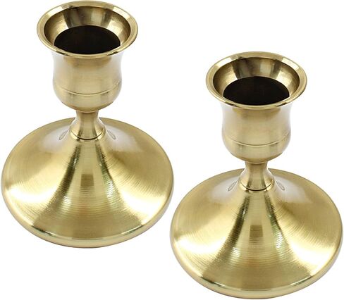 2 Pcs Black Taper Candle Holder, Black Candlestick Holders for Table Centerpiece, Festive, Wedding Reception, Mantel Decoration or Home Decor in Saudi Arabia