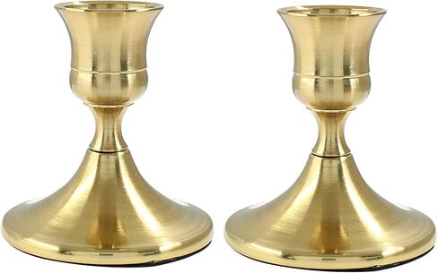 2 Pcs Black Taper Candle Holder, Black Candlestick Holders for Table Centerpiece, Festive, Wedding Reception, Mantel Decoration or Home Decor in Saudi Arabia