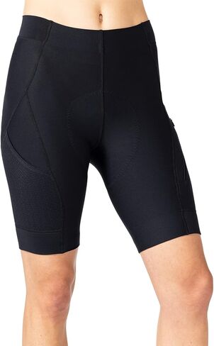 Terry Bike Shorts Women Padded Grand Touring Bike Shorts for Women Cycling with Pockets Compression Flex Air Tour Chamois in Saudi Arabia