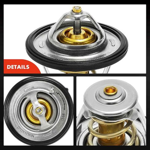 A-Premium Engine Soodant Thermostat متوافق مع Hyundai Sonata 2011-2012 ، Santa Fe Sport 2014 & Kia Optima 2011-2015 ، Sportage 2014-2016 ، 2.0L 2.4L in Saudi Arabia