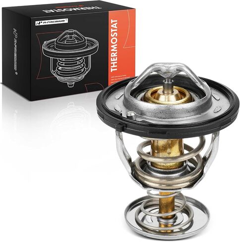 A-Premium Engine Toolant Thermostat مع حلقة O متوافقة مع شيفروليه سيلفرادو 1500 الكلاسيكية ، Silverado 2500 HD Classic ، Silverado 3500 HD ، Tahoe ، Camaro ، Colorado ، Express 1500 ، Corvette in Saudi Arabia