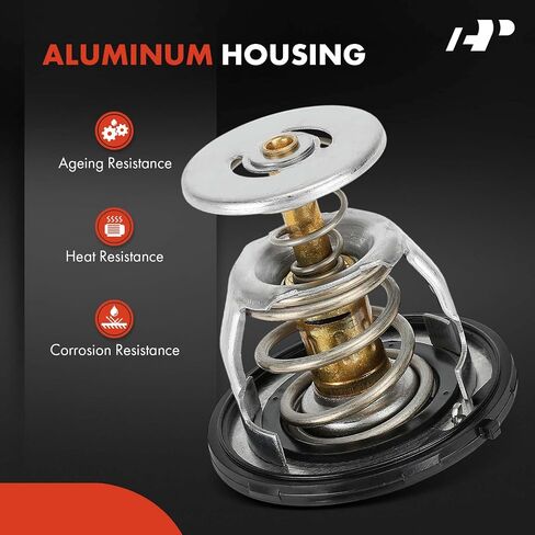 A-Premium Engine Toolant Thermostat مع حلقة O متوافقة مع شيفروليه سيلفرادو 1500 الكلاسيكية ، Silverado 2500 HD Classic ، Silverado 3500 HD ، Tahoe ، Camaro ، Colorado ، Express 1500 ، Corvette in Saudi Arabia