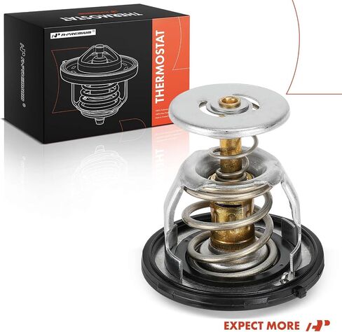 A-Premium Engine Toolant Thermostat مع حلقة O متوافقة مع شيفروليه سيلفرادو 1500 الكلاسيكية ، Silverado 2500 HD Classic ، Silverado 3500 HD ، Tahoe ، Camaro ، Colorado ، Express 1500 ، Corvette in Saudi Arabia