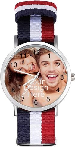 Custom Photo Watch - Personalized Watches with Your Own Picture/Text - For Men & Women in Saudi Arabia