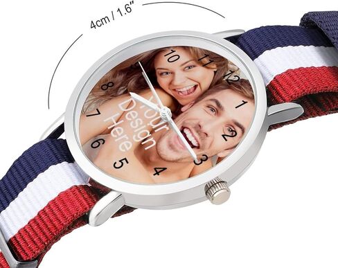 Custom Photo Watch - Personalized Watches with Your Own Picture/Text - For Men & Women in Saudi Arabia