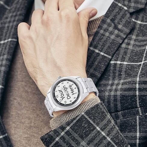 Custom Photo Watch - Personalized Watches with Your Own Picture/Text - For Men & Women in Saudi Arabia
