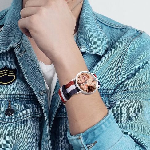 Custom Photo Watch - Personalized Watches with Your Own Picture/Text - For Men & Women in Saudi Arabia