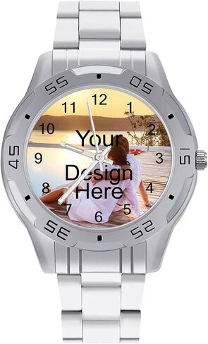 Custom Photo Watch - Personalized Watches with Your Own Picture/Text - For Men & Women in Saudi Arabia