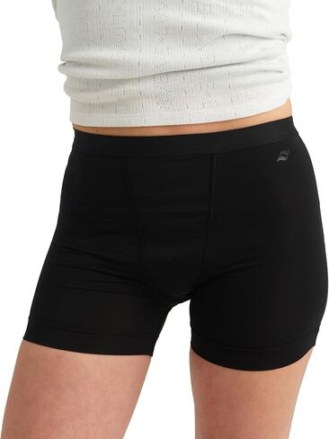 saalt Leakproof Teen Sport Shorts Period Underwear - Super Absorbency - Replaces 6 Pads or 8 Tampons - Soft-Stretch, High-Rise, Machine Washable - Midnight Sky - Medium in Kuwait