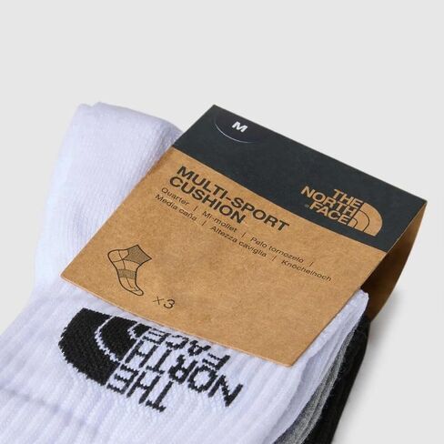 The North Face Multisport Cush Quarter 3 عبوات ، جوارب رياضية للتنفس للرجال والنساء مع وسادة خفيفة ومكلفة بالكفة in Saudi Arabia