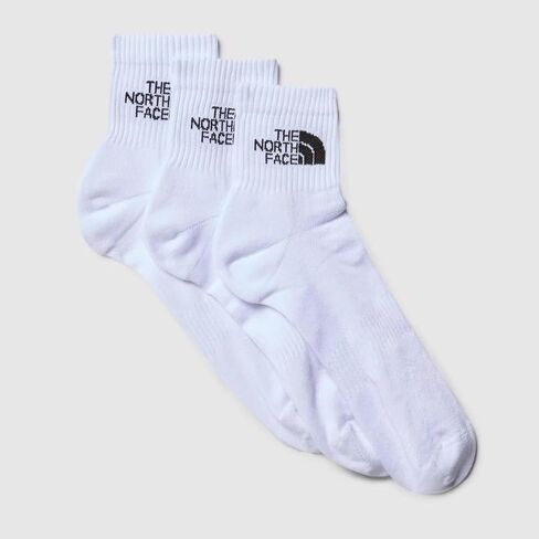 THE NORTH FACE Multisport Cush Quarter 3-Pack, Breathable Athletic Socks for Men & Women with Light Cushioning & Ribbed Cuff in Saudi Arabia