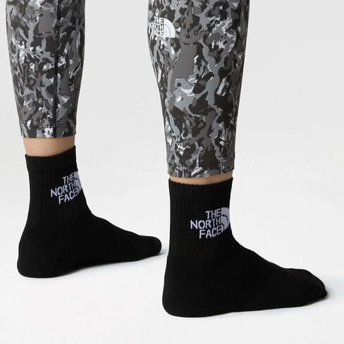 THE NORTH FACE Multisport Cush Quarter 3-Pack, Breathable Athletic Socks for Men & Women with Light Cushioning & Ribbed Cuff in Saudi Arabia
