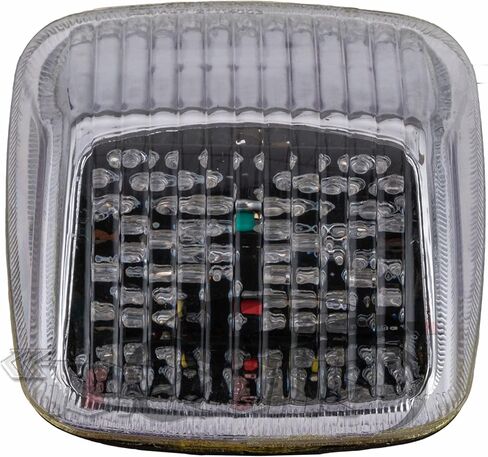 متوافق مع Harley-Davidson V-Rod ؛ مصباح LED LED Tail Light Lave+وظيفة إشارة الدوران المدمجة (النمط 1: LED Brake Wanillight+إشارة الدوران ، لون واضح) in Saudi Arabia