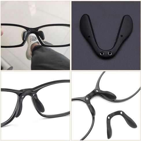 4pcs نظارات منصات الأنف من مواد الأنف وسادة الأنف واقي الأنف وسائد أنف واقي من وسادات الأنف لركوب الدراجات واقي الأنف للنظارات in Saudi Arabia