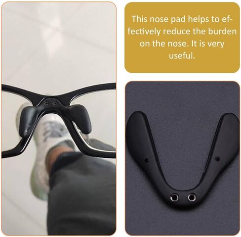4pcs نظارات منصات الأنف من مواد الأنف وسادة الأنف واقي الأنف وسائد أنف واقي من وسادات الأنف لركوب الدراجات واقي الأنف للنظارات in Saudi Arabia