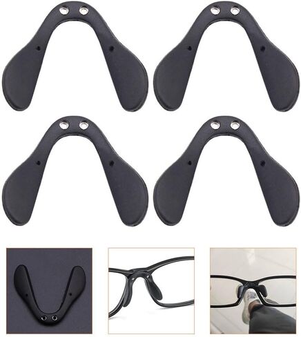 4pcs نظارات منصات الأنف من مواد الأنف وسادة الأنف واقي الأنف وسائد أنف واقي من وسادات الأنف لركوب الدراجات واقي الأنف للنظارات in Saudi Arabia