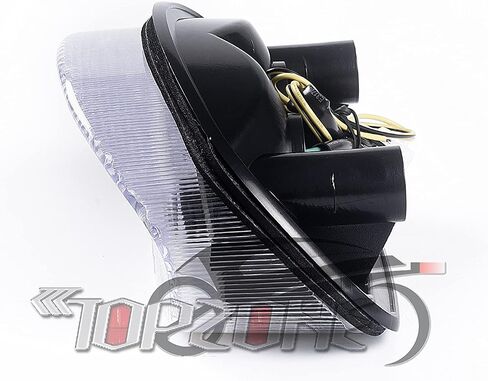 Topzone متوافق مع Honda 1997-1998 CBR1100XX ؛ 1999-2007 VT600C - Shadow VLX ؛ Motorcylce الخلفية المصباح الخلفي الخلفي (LED Wanillight ، لون الدخان) in Saudi Arabia