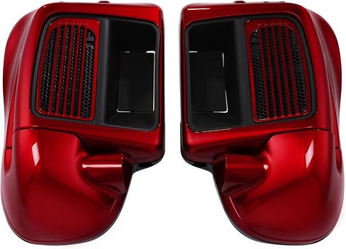 HR3 ، 2016 REGHT Mysterious Red Sunglo/Velocity Red Sunglo Vented Fairing تناسب النوبات لعام 2014 لاترا هارلي المبرد بالمياه ، و road glide ultra ، و Electra Glide ، و Tri Glide Ultra in Kuwait