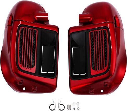 HR3 ، 2016 REGHT Mysterious Red Sunglo/Velocity Red Sunglo Vented Fairing تناسب النوبات لعام 2014 لاترا هارلي المبرد بالمياه ، و road glide ultra ، و Electra Glide ، و Tri Glide Ultra in Kuwait