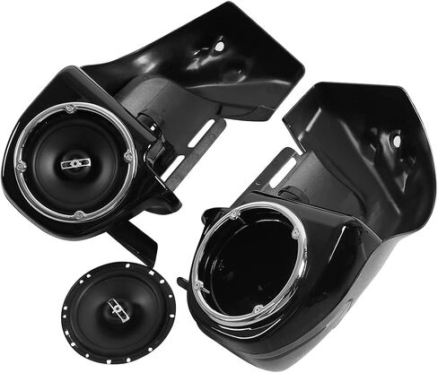 XMT-MOTO Lower Vented Leg Fairings w/ 6.5‘’ Speakers fits for Harley Davidson touring FLT, FLHT, FLHTCU,FLHRC, Road King, Street Glide, Electra Glide, Ultra-Classic, Road Glide 1983-2013 in Saudi Arabia