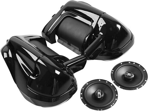 XMT-MOTO Lower Vented Leg Fairings w/ 6.5‘’ Speakers fits for Harley Davidson touring FLT, FLHT, FLHTCU,FLHRC, Road King, Street Glide, Electra Glide, Ultra-Classic, Road Glide 1983-2013 in Saudi Arabia