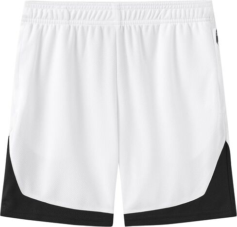 Boys Athletic Shorts with Zipper Pockets Dri Fit Quick Dry Basketball Soccer Mesh Youth Kids Gym Elastic Waistband in Kuwait