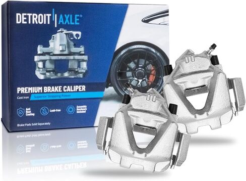 Detroit Axle - Front Left and Right Brake Calipers w/Bracket Replacement for BMW 323i X1 328xi 328i xDrive in Saudi Arabia