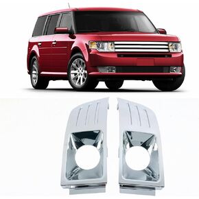 LABLT A Pair Fog Light Cover Plating Assembly Replacement for Flex 2009 2010 2011 2012 Driver and Passenger Side Fog Lamp Cover Replacement for 8A8Z17E810B 8A8Z17E811B in Saudi Arabia