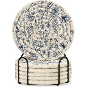 كوستر كوب للمشروبات الماص - للقهوة طاولة الخشبية مكتب مزرعة زراعة في الهواء الطلق ريفي مكتب كاواي المنسوج in Kuwait