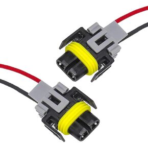 2pcs موصل تسخير الضوء الضباب مع الأسلاك ، H8/ H9/ H11 مقبس الخفياء المقبس المائي تسخير موصل ضباب الضباب ، استبدال إكسسوارات السيارات ، عالمي لمعظم السيارات والشاحنات والشاحنات in Kuwait