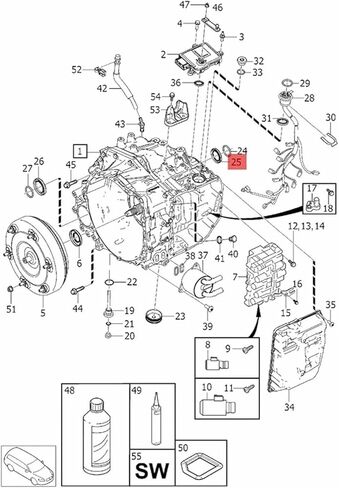 30751872 CAR Camshafming عمود الدقة ختم الزيت ل S80 الأجزاء التلقائية مهاوي ناقل الحركة أوتوماتيكي حلقة الختم in Saudi Arabia