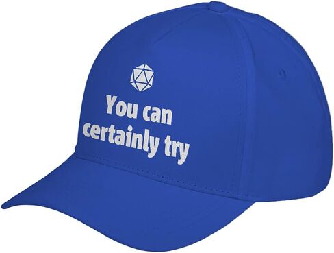 Indica Plateau You Can Certainly Try DND Adjustable Unisex Baseball Cap in Kuwait